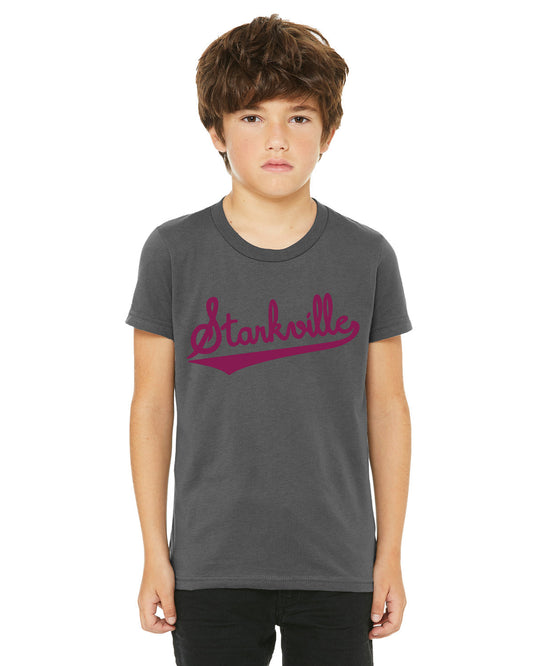 Starkville - 3001Y Bella Canvas Short Sleeve Youth Tee with Starkville Logo