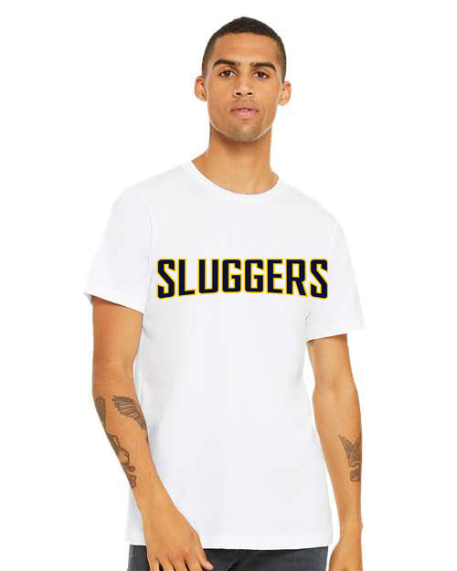 23SSL-3001C-BC Unisex Short Sleeve Tee w/ MS Sluggers Logo