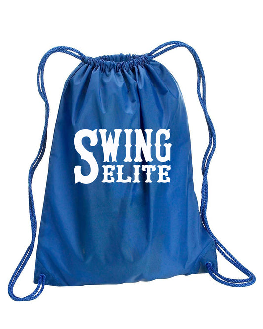 Liberty Large Drawstring Backpack (8882) with white Swing Elite Fall Logo