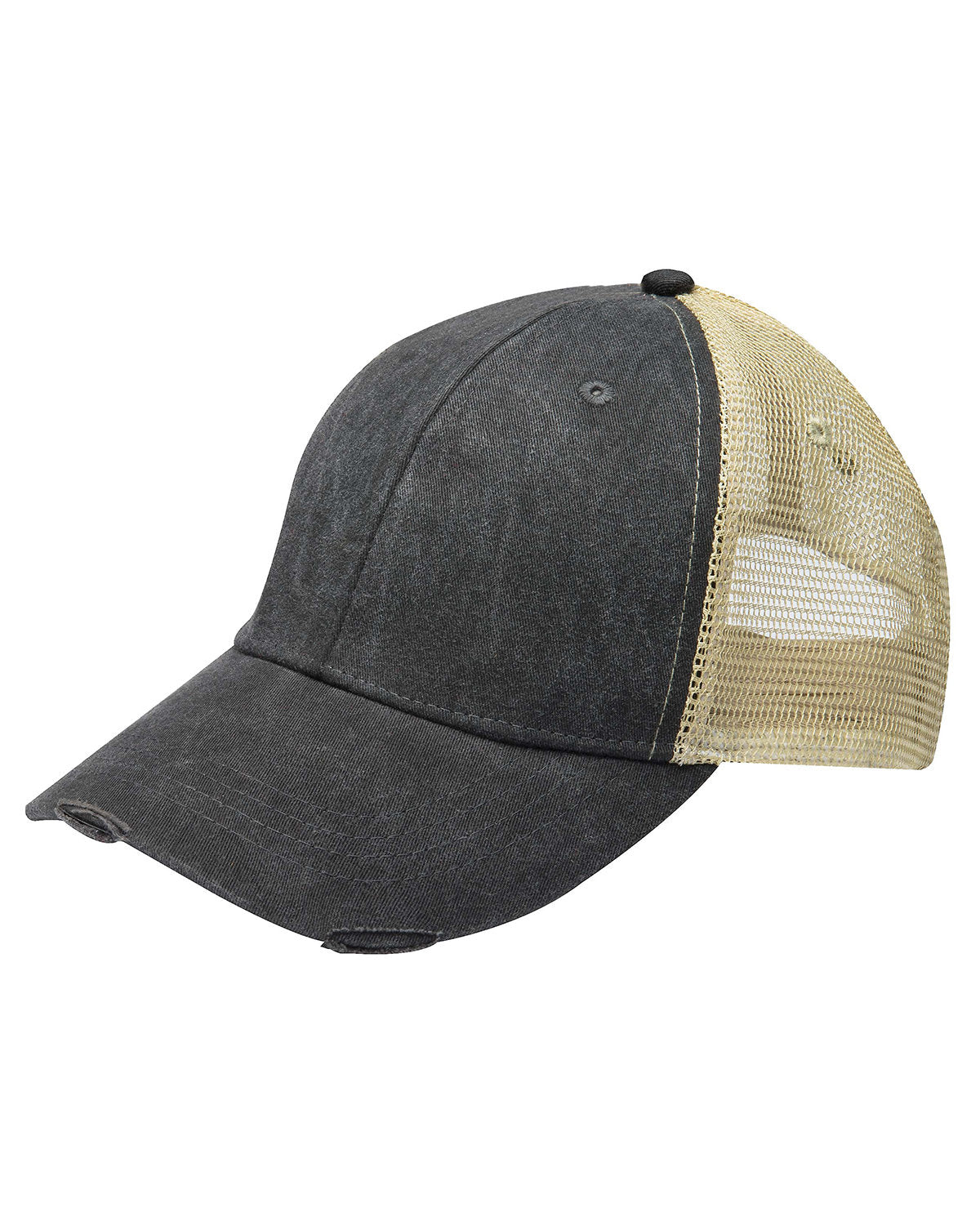 22NBB-Mom's Favorite Player # Distressed Trucker Cap